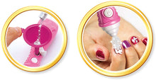 Carica l&#39;immagine nel visualizzatore di Gallery, Clementoni - 15174 - Crazy Chic - Nail Art Studio - atelier unghie con smalti - set per unghie bambina 6 anni, Rosa, bianco, viola Superstar Nail Art