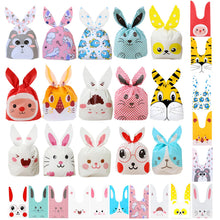 Carica l'immagine nel visualizzatore di Gallery, Daover Sacchetti Compleanno, 60 Pezzi Sacchettini Compleanno Bambini Caramelle Bambina Bambino Animali Piccoli Sacchetti Porta Per Regalini Fine Festa Coniglietto Sacchetto Bustine Regalo Pasqua