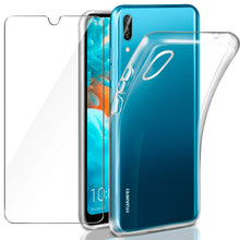 Carica l&#39;immagine nel visualizzatore di Gallery, Leathlux Cover Huawei Y6 2019 Custodia + Pellicola Vetro Temperato, Morbido... - Ilgrandebazar