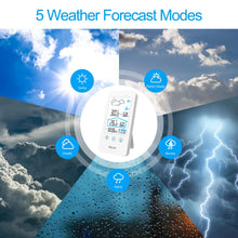 Carica l&#39;immagine nel visualizzatore di Gallery, ZILI Stazione meteorologica Senza Fili, termometro Esterno Fili bianco - Ilgrandebazar