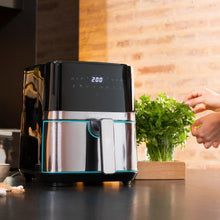 Carica l'immagine nel visualizzatore di Gallery, Cecotec Friggitrice ad Aria calda 5,5 L Cecofry Full Inox Pro 5500 con Accessori. 1700 W, Compatta e Digitale, Dietetica in Acciaio inox, senza Olio, Tecnologia PerfectCook, Termostato
