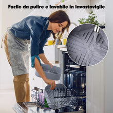 Carica l&#39;immagine nel visualizzatore di Gallery, Cestino per Friggitrice ad Aria in Silicone, BISNIE Teglie per Friggitrice ad Aria, Reusable Silicone Pot per Friggitrice ad Aria, Adatti per forno ad Aria, Forni Microonde, Stampi per Torte (20cm)