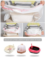 Carica l&#39;immagine nel visualizzatore di Gallery, Sacchetti Lettiera Gatto Borsa con 1 Confezioni da (30 Sacchetti), 91.5×45 cm, Adatto a Servizi Igienici di Grandi e Medie Dimensioni, Borsa per Rifiuti Animali Extra 1 Rotolo (15 Sacchetti)
