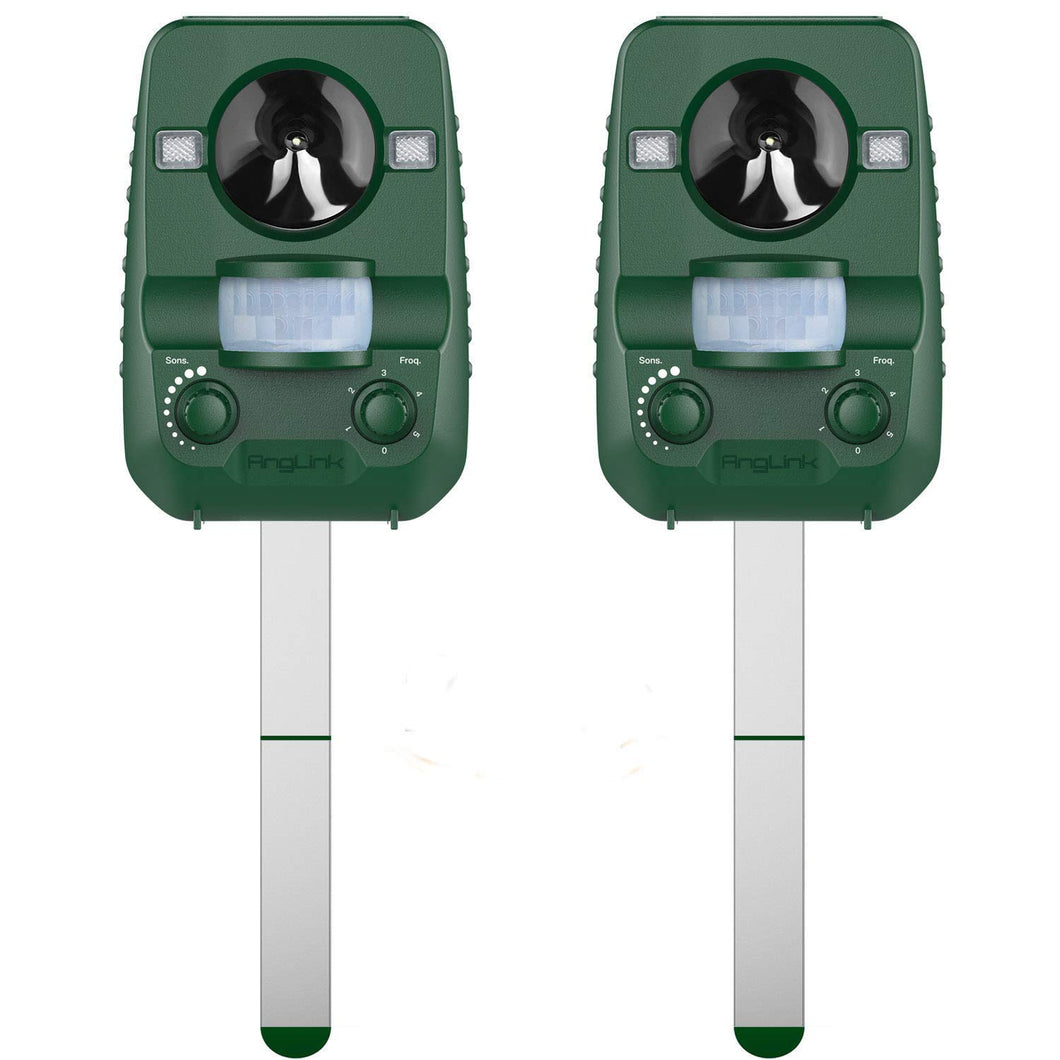 AngLink 2 x Repellente per Gatti ad Ultrasuoni dissuasore a due - Ilgrandebazar