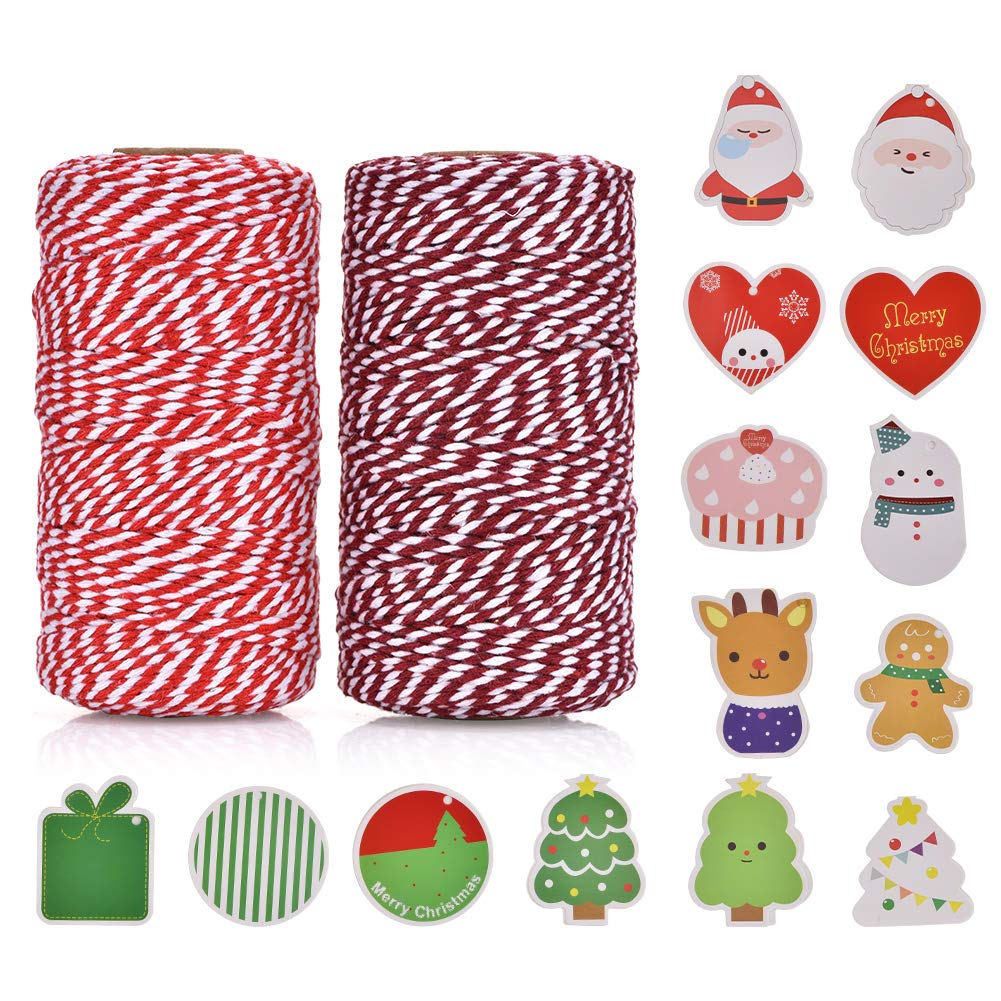 Spago da Giardino,Spago di Casa 100% Cotone Artigianale Rosso + intenso - Ilgrandebazar