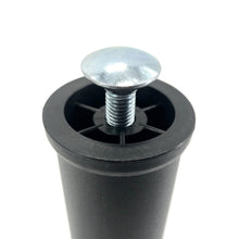 Carica l'immagine nel visualizzatore di Gallery, Cortassa - Set 4 Piedi per Rete a Doghe Gambe Letto Universali in Acciaio Resistente con Gomma Anti Graffio e Anti Scivolo (31 cm)