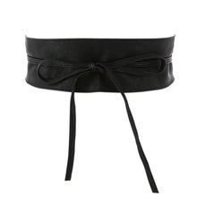 Carica l&#39;immagine nel visualizzatore di Gallery, FASHIONGEN - Cintura Obi da donna, cintura Obi larga, similpelle in Poylurethane, alta qualità, MICA