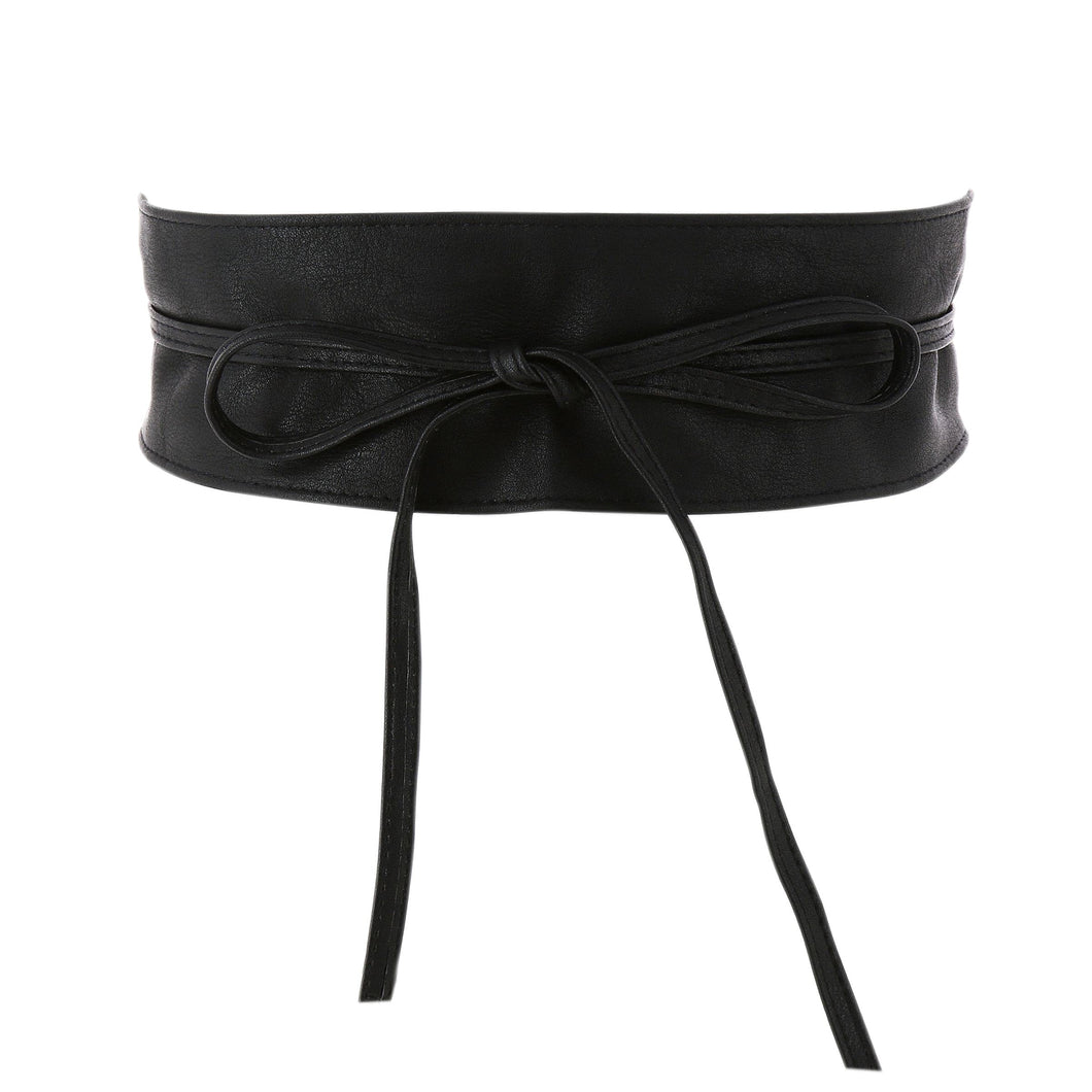 FASHIONGEN - Cintura Obi da donna, cintura Obi larga, similpelle in Poylurethane, alta qualità, MICA