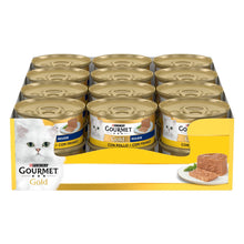 Carica l&#39;immagine nel visualizzatore di Gallery, Purina Gourmet Gold Mousse per Gatti con Pollo, 24 Lattine da 85g