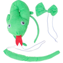 Carica l&#39;immagine nel visualizzatore di Gallery, Set Cerchietto Con Orecchie Coda E Papillon Da Lupo Per Bambini 6-10 Anni... - Ilgrandebazar