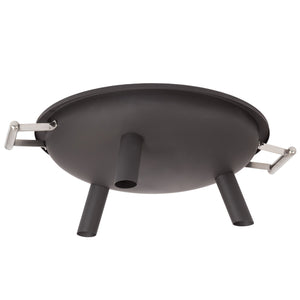Ultranatura Braciere Vulcano con Impugnature in Acciaio Inossidabile 65 cm - Ilgrandebazar