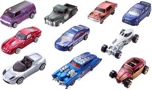Hot Wheels-54886 Set Macchinine da 10 Veicoli in Scala 1:64, con Decorazioni Mozzafiato, da Collezionare, Single, 54886 10 Veicoli Single