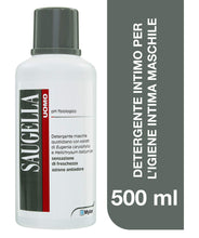 Carica l&#39;immagine nel visualizzatore di Gallery, Saugella Uomo Detergente Intimo Quotidiano Maschile Antiodore A Ph 500 ml