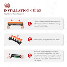 Carica l&#39;immagine nel visualizzatore di Gallery, Toner Kingdom - 3 Cartucce Toner Compatibili per Brother TN1050 Sostituzione TN-1050 per Brother HL-1112 HL-1110 HL-1210W HL-1212W DCP-1510 DCP-1610W DCP-1612W DCP-1512 MFC-1810 MFC-1910W (3 nero) TN1050 3B