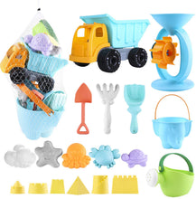 Carica l'immagine nel visualizzatore di Gallery, balnore Giocattoli da Spiaggia con Borsa 20 Pezzi Set Giochi Sabbia per Bambini, Giocattoli da Spiaggia Set Regali per Ragazzi e Ragazze
