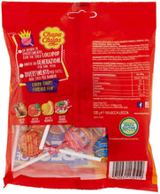 Carica l&#39;immagine nel visualizzatore di Gallery, Chupa Chups Lecca Lecca The Best Of, Lollipop Frutti Assortiti Gusto Cola, Fragola, Arancia e Panna Fragola, senza Glutine, Busta da 10 Lollipop Monopezzi