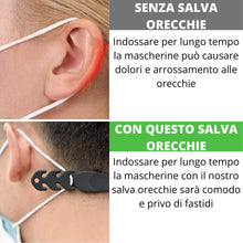 Carica l&#39;immagine nel visualizzatore di Gallery, NARSAM Fascette Salva orecchie per mascherine, Ganci Di Prolunga Regolabili salva orecchia, 5 Elastici Estensione Elastico Orecchie Mascherina In Silicone Ganci Per Uomo Donna E Bambini