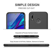 Carica l&#39;immagine nel visualizzatore di Gallery, iBetter per Huawei P Smart 2019 Cover, P 2019 Soft Rubber Nero - Ilgrandebazar