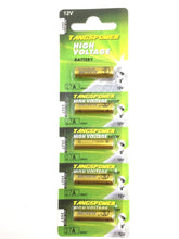 Carica l&#39;immagine nel visualizzatore di Gallery, Batteria alcalina 27A 12V - Confezione da 5 TP27A-C5 MN27 A27 - Ilgrandebazar