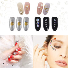 Carica l&#39;immagine nel visualizzatore di Gallery, Mwoot Gemme per Unghie, Pietre, 3 Scatole Set di Strass (900 Pezzi) per Accessori per chiodo Arte