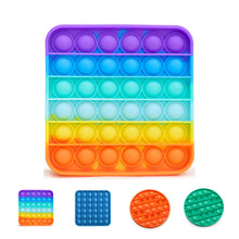 Carica l'immagine nel visualizzatore di Gallery, Narsam Pop It Bubble Fidget Toy, Gioco Antistress Rilassante per Adulti e Bambini (Arcobaleno)