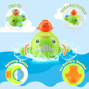 BBLIKE Giochi Bagnetto, Giochi per Bagnetto per Vasca da Bagno, Elettriche Giochi da Bagno per Bambini Giocattoli, Organizzatore Giocattoli Bagno