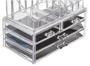 Feibrand Organizzatore Trucco Acrilico 20 Sezioni di L2034, transparente - Ilgrandebazar