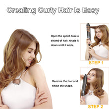Carica l&#39;immagine nel visualizzatore di Gallery, Xnuoyo Piastra Capelli Ricci e Lisci Professionale, Design 2 in 1 Semplice...