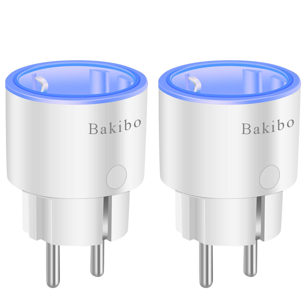 bakibo Presa Intelligente Wifi Compatibile con Alexa Echo, Google Home 2 Pcs - Ilgrandebazar