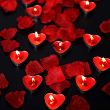 Carica l&#39;immagine nel visualizzatore di Gallery, Bdecoll Romantico di San Valentino,1000 Petali Rosa | 50 Candele Rosse a B - Ilgrandebazar