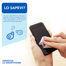 Carica l&#39;immagine nel visualizzatore di Gallery, AIESI® Tamponi salviette disinfettanti a base di alcool isopropilico 70% dimensioni 65x30 mm confezionati singolarmente HOSPIPADS (Confezione da 200 pezzi)