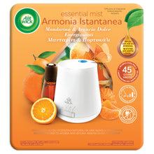 Carica l&#39;immagine nel visualizzatore di Gallery, Airwick Armonia Istantanea, Confezione con 1 Diffusore di Oli Essenziali e 1 Ricarica alla Fragranza di Mandarino e Arancia Dolce Energizzanti