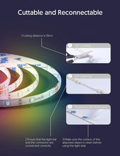 Carica l'immagine nel visualizzatore di Gallery, Striscia LED RGB, Strisce LED,TECKIN 5M LED TV Retroilluminazione Striscia,RGB 5050 Luce con 16 Colori,Con telecomando a infrarossi, Adatto per TV, Camera da Letto, Feste e Decorazioni per la Casa