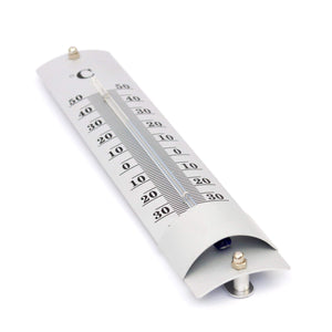 Lantelme 6185 - Set di 2 termometri in alluminio, analogici, per argento - Ilgrandebazar