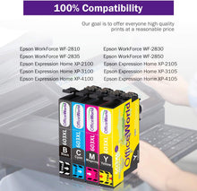 Carica l'immagine nel visualizzatore di Gallery, OFFICEWORLD 603XL Cartucce d'inchiostro Sostituzione per Epson 603 XL 603XL per Epson Expression Home XP-2100 XP-2105 XP-3100 XP-3105 XP-4100 XP-4105, Epson WorkForce WF-2810 WF-2830 WF-2835 WF-2850