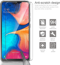 Carica l&#39;immagine nel visualizzatore di Gallery, Leathlux Cover Samsung Galaxy A20e Custodia Trasparente + 2 × Pellicola Vetro Temperato Galaxy A20e, Morbido Silicone Custodie Protettivo TPU Gel Sottile Cover per Samsung Galaxy A20e 5.8&quot;