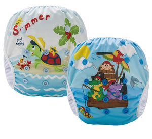 Pannolini Piscina Costume Contenitivo Neonato Bambino Riutilizzabili... - Ilgrandebazar