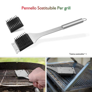 VPCOK 33 in 1 Attrezzi Barbecues Utensili Barbecue Kit Acciaio inossidabile - Ilgrandebazar