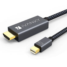 Carica l'immagine nel visualizzatore di Gallery, IVANKY Cavo Mini DisplayPort a HDMI 2M [Nylon Intrecciato] Thunderbolt...