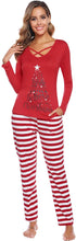 Carica l'immagine nel visualizzatore di Gallery, Sykooria Natale Pigiami Famiglia Due Pezzi Pigiama Pigiama Loungewear per Famiglie