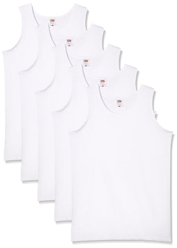 Fruit of the Loom 5-Pack Athletic Mens Canotta, Blu (Royal Blue), Large... - Ilgrandebazar