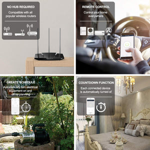 LoraTap Interruttore WiFi Alexa, Intelligente Telecomando Blue - Ilgrandebazar