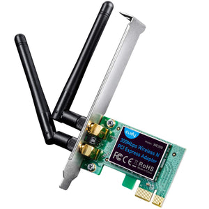 Cudy 300 Mbit/s PCIe WLAN, Scheda di rete WLAN PCI Express da 300 Mbit/s. - Ilgrandebazar