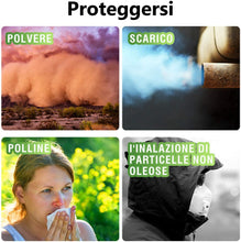 Carica l'immagine nel visualizzatore di Gallery, 50 Pezzi Facciale protettiva personale, Nasello Regolabile