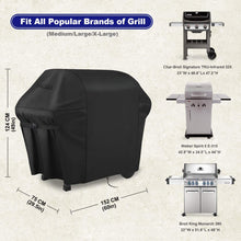 Carica l&#39;immagine nel visualizzatore di Gallery, Sotor Copertura Barbecue Impermeabile(152x75x124cm), Copri Barbecue Doppi Strati Tessuto 600D Oxford con Rivestimento PVC Anti-UV Prova di Strappo Coperchio Griglia per Weber, Char Broil, Brinkmann