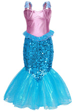 Carica l&#39;immagine nel visualizzatore di Gallery, AmzBarley Il Costume della Sirenetta Ariel Vestito vestirsi Ragazze Bambine... - Ilgrandebazar