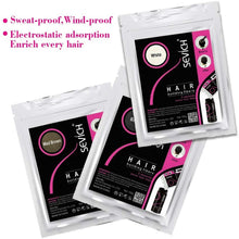 Carica l'immagine nel visualizzatore di Gallery, Sevich Hair Fibers – Ricambi per capelli ricreativi, fibre naturali di cheratina per capelli sottili, 100 g 100 g Nero
