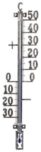 TFA Dostman - 12.5002.50, Termometro da Esterno Alluminio D'epoca - Ilgrandebazar