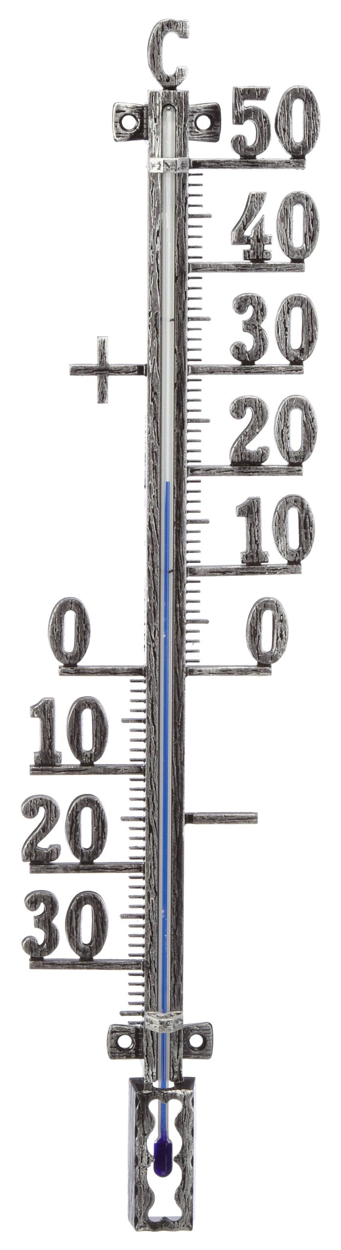 TFA Dostman - 12.5002.50, Termometro da Esterno Alluminio D'epoca - Ilgrandebazar