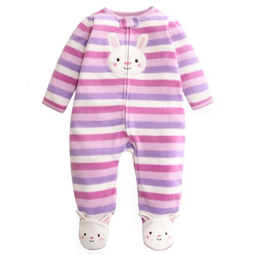 Bambino Pagliaccetto Fleece Tutina Pigiama Carino Tuta Maniche Lunghe Body... - Ilgrandebazar